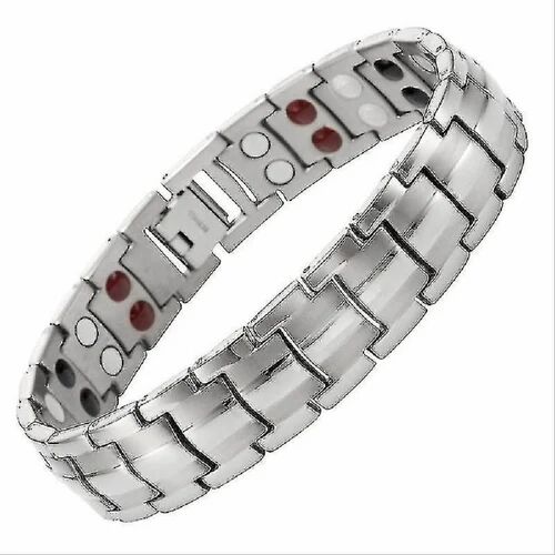 Metal Silver Bio Magnetic Bracelet, Occasion : Daily Wear