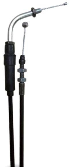 TVS Super XL Accelerator Throttle Cable, Color : Black