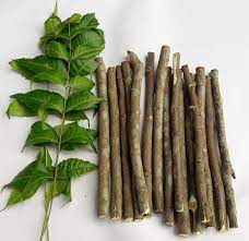 Brown Natural green neem stick, for Beauty, Medicinal, Packaging Type : Poly Bags