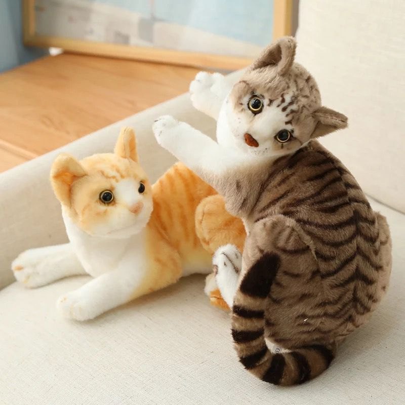 Multicolor Cat Soft Toy, for Baby Playing, Technics : Machine Made
