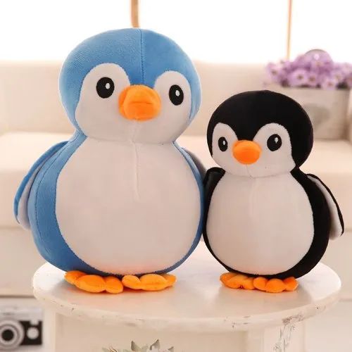 Multicolor Penguin Soft Toy, for Baby Playing, Packaging Type : Plastic Bags, Plastic Packets