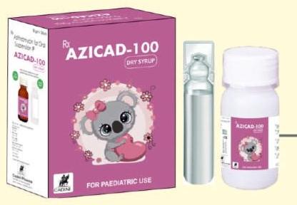 Azicad-100 Dry Syrup, Packaging Type : Plastic Bottle