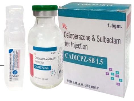 Cadicpz-SB 1.5 Injection, Packaging Type : Glass Bottles