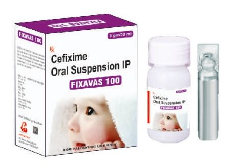 Fixavas 100 Oral Suspension, Packaging Type : Plastic Bottles