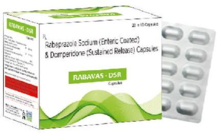 Rabeprazole Sodium Enteric Coated And Domperidone Sustained Release Capsules