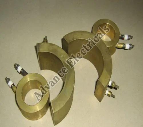 Polished Brass Casted Band Heaters, for Industrial Use, Power Source : Electric