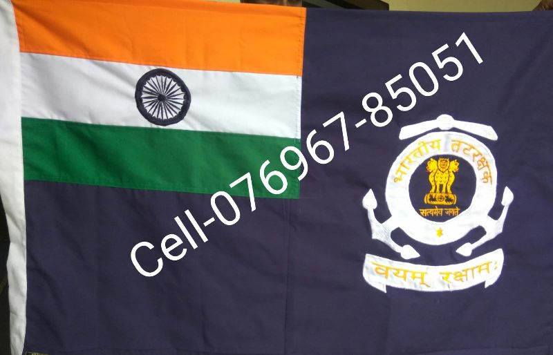 Car Flag Indian Coast Guard