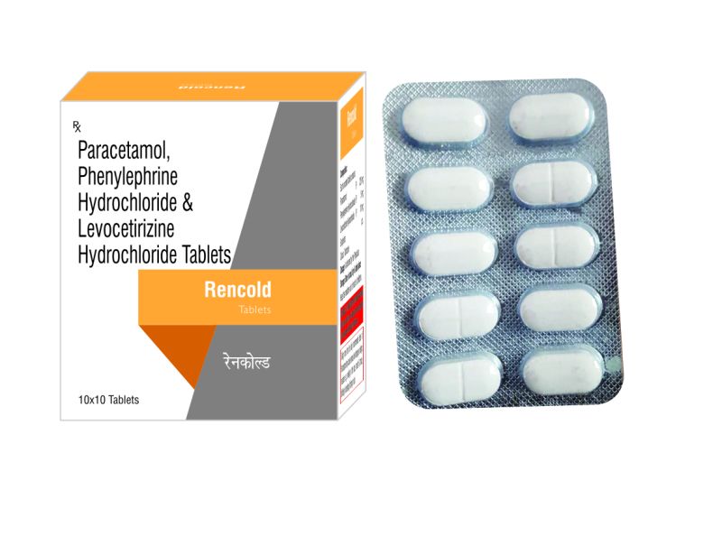 White Rencold Tablets, for Hospital, Gender : Unisex