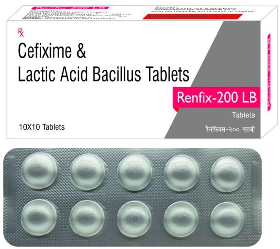 Renfix-200 LB Tablets, for Pharmaceuticals