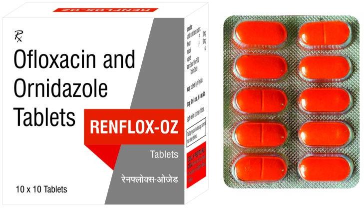 Orange Renflox -OZ Tablets, for Pharmaceuticals, Grade Standard : Medicine Grade