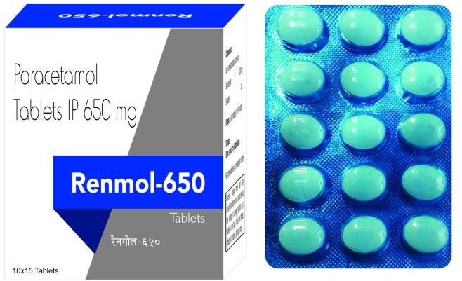 Renmol - 650 Tablets, Grade : Medicine Grade