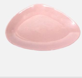 Pink Plain 13inch Ceramic Platter, for Hotels, Parties, Serving Food