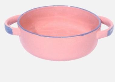 Plain Ceramic Bowl with Handle, Size : 8Inch