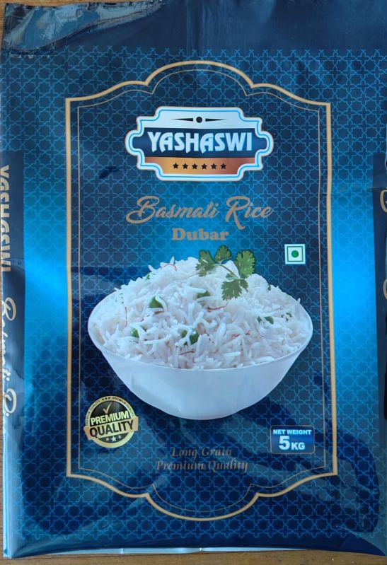 White Yashaswi Dubar Basmati Rice, for Cooking, Packaging Type : Gunny Bag
