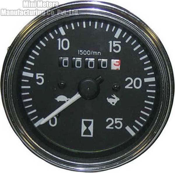 Rpm Cum Hour Meter - (mechanical), Certification : ISO 9001:2008
