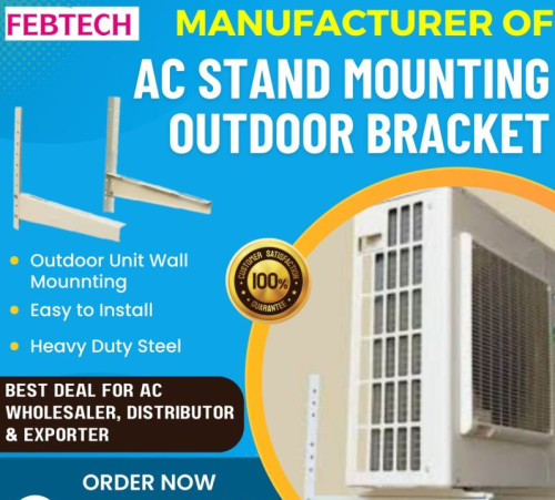 Heavy Duty Air Conditioner Outdoor Wall Stand