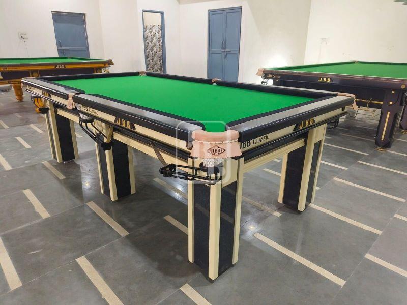 Rectangular Polished Natural Wooden 500 Kg Jbb Classic Pool Table, For Playing Use, Size : 4 X 8 Feet