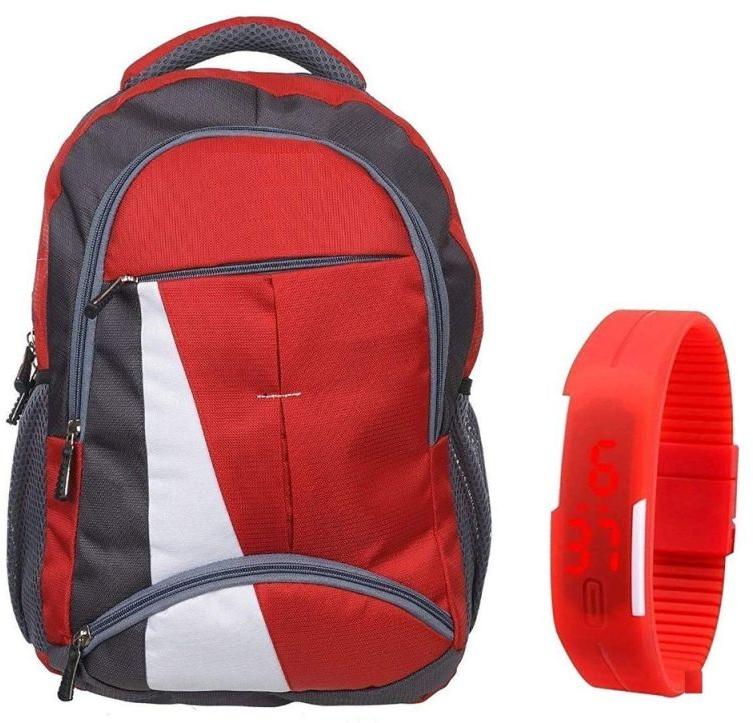 Printed Nylon Fancy School Bag, Size : Multisizes