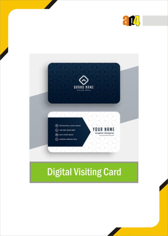 Multi Color Visiting Card