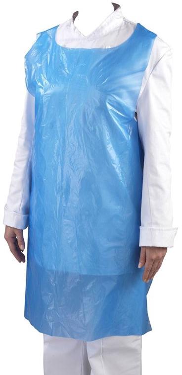 Plain Blue PVC Disposable Apron, for Hospital, Clinic, Gender : Unisex