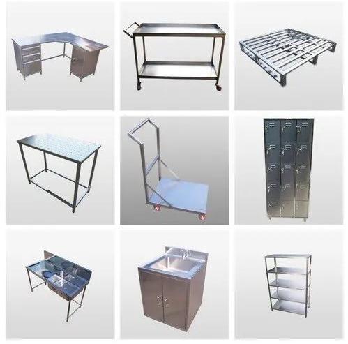 Polished Stainless Steel Furniture, for Office, Home, Feature : Attractive Designs, Accurate Dimension