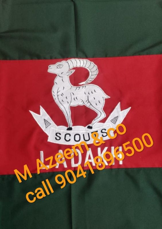 Ladakh Scout Regt Flag, for Outdoor Paving, Size : Customised at Rs 900 ...