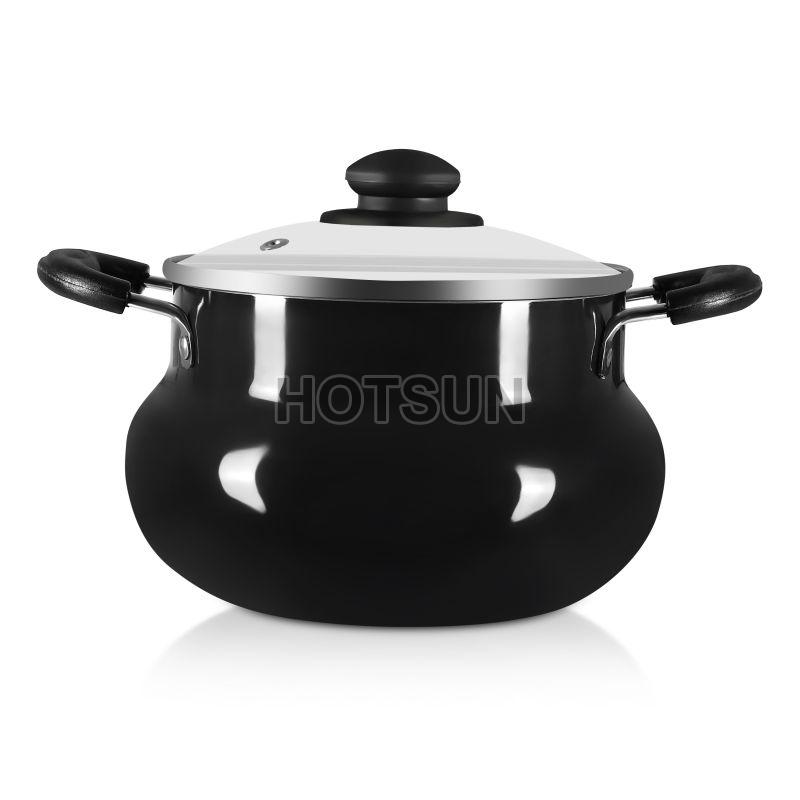 Hard Anodized Biryani Cooking Pot, Feature : Light Weight