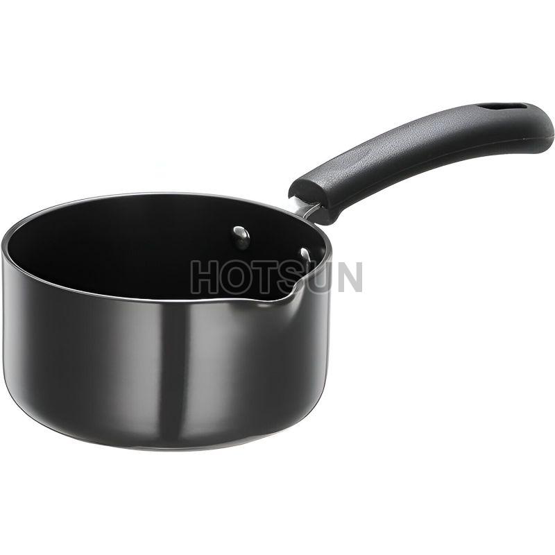 Aluminium Hard Anodized Saucepan, for Kitchen, Feature : Fine Finished, Light Weight, Strong Structure