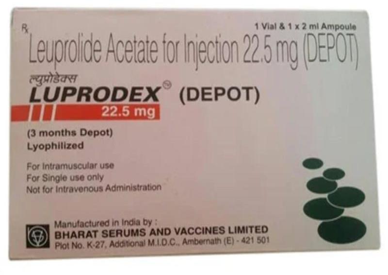 Luprodex 22.5mg Injection, Packaging Type : Vial