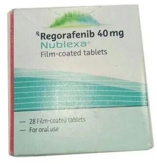 Regorafenib 40mg Tablets, Packaging Type : Box