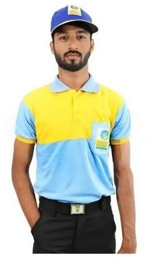 Collar Neck Cotton BPCL Uniform T-Shirt, Gender : Unisex