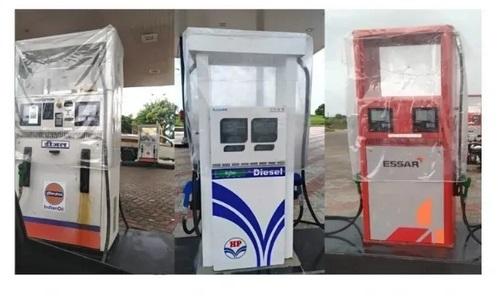 Transparent Pvc Petrol Pump Machine Covers, Size : Standard