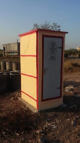 Rcc Panel Build Readymade Toilet Cabin, Size : 3×3×7 feet