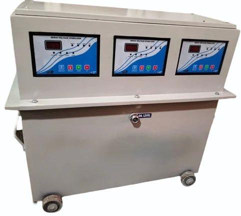 50 KVA Servo Voltage Stabilizer, for Industrial, Feature : Auto Cut, Shocked Proof, Stable Performance