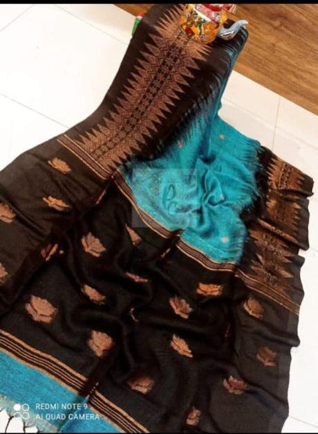 Ladies Stylish Handloom Jamdani Saree