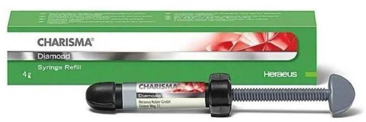 Kulzer Charisma Diamond Composite 4gm syringe, Packaging Type : Box