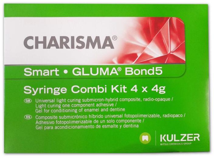 Kulzer Charisma Smart Composite Restorative Kit - 4 x 4g Syr with gluma bond
