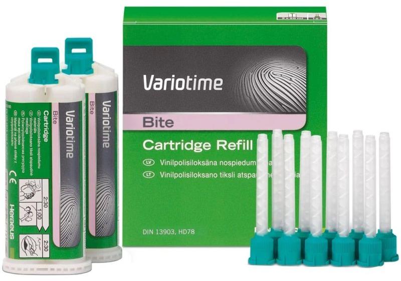Kulzer Variotime Bite Cartridge Refill 2x50ml ( Bite Registration Dental Material )