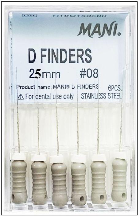 Mani D Finders 25mm Dental Root Canal Hand Files