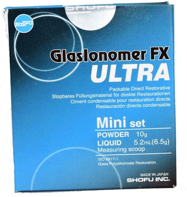 Shofu GlasIonomer FX Ultra Mini Kit Dental Glass Ionomer Restorative Material