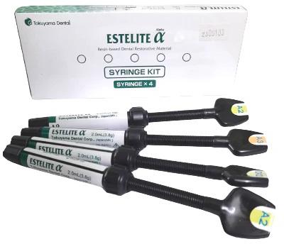 Tokuyama Estelite Alpha Syringe Kit / Resin-Based Dental Restorative Material