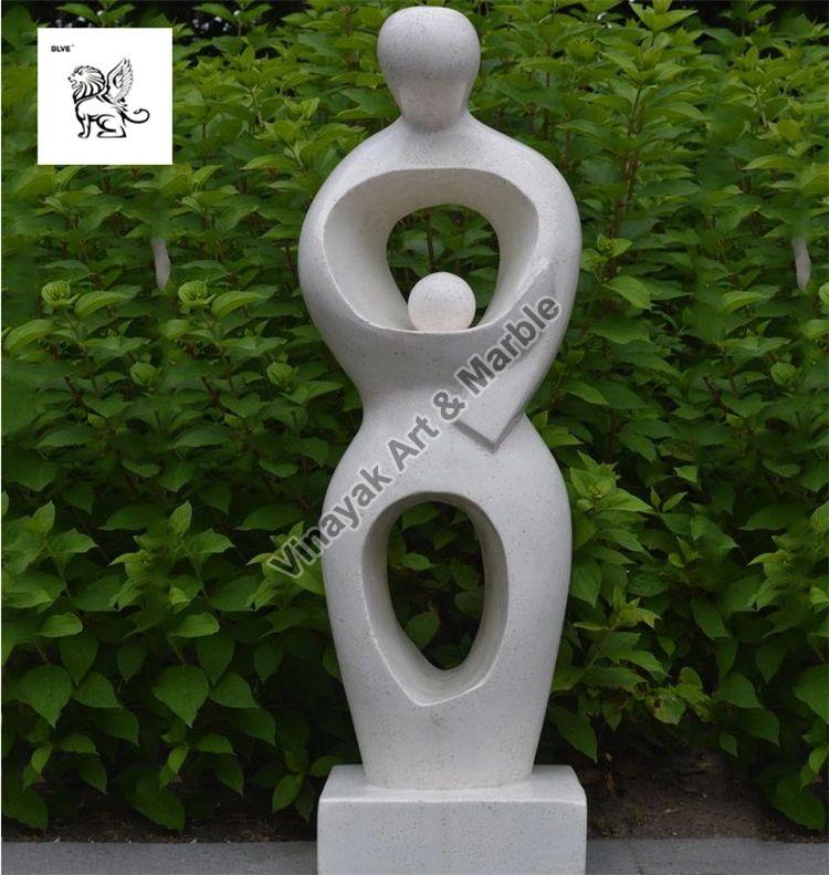 Abstract Outdoor Decor Mother and Child Statue