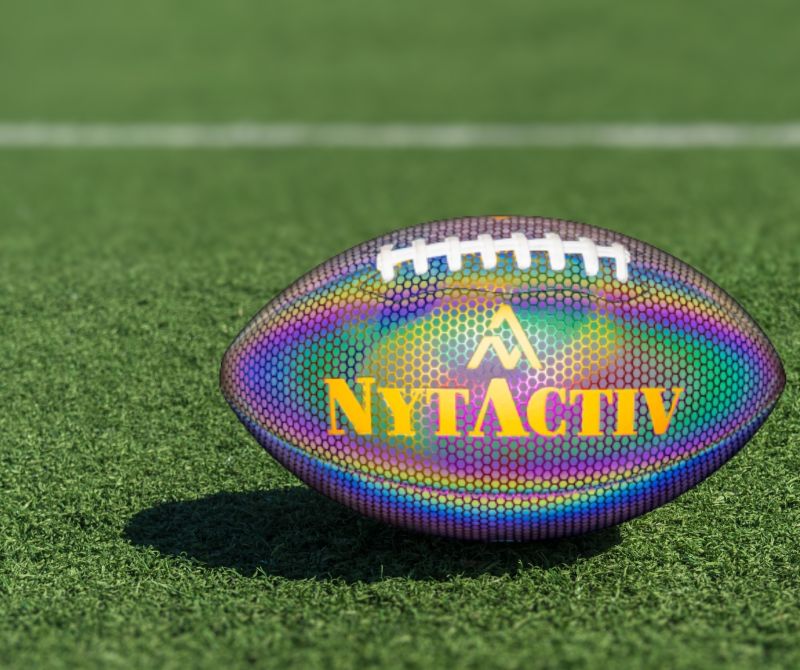 NytActiv Holographic Glowing Reflective Rugby