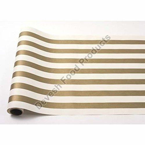 striped printed dining table paper roll