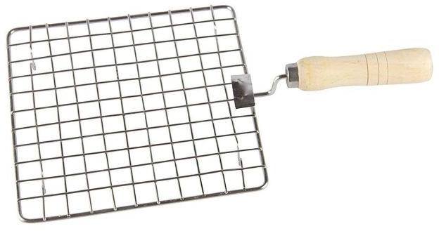 Square Plain Polished Stainless Steel K-50687 Barbeque Jali, Style : Antique