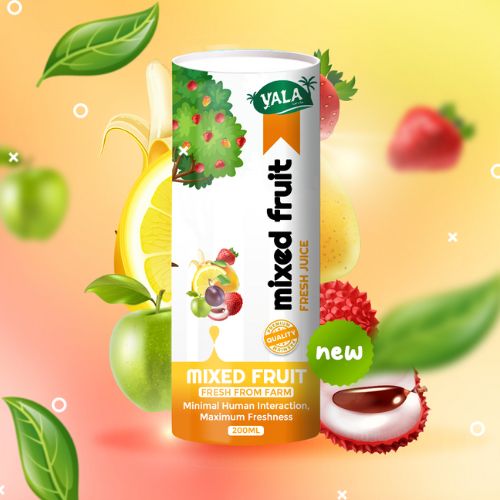Yala Fresh Mixed Fruit Juice, Packaging Type : Paper Can