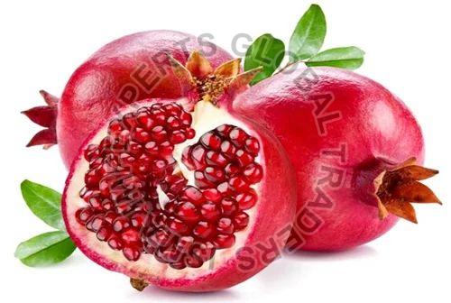 Red Organic fresh pomegranate, for Human Consumption, Packaging Type : Jute Bag