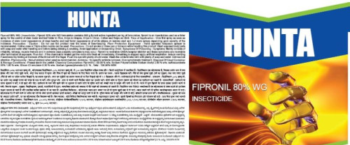 Hunta Fipronil 80% WG Insecticide, for Agriculture