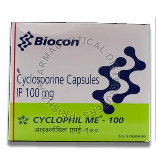 Cyclophil ME-100 Capsules, Composition : Cyclosporine
