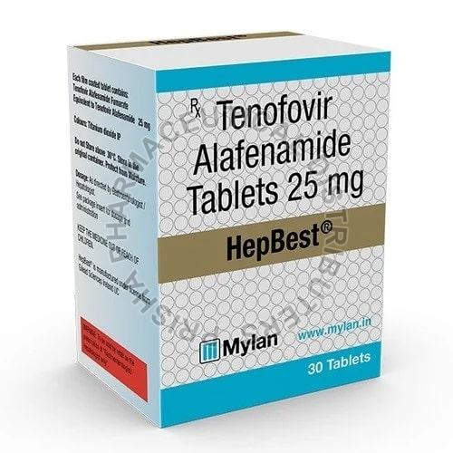 HepBest Tablets, for HIV, Composition : Tenofovir Alafenamide